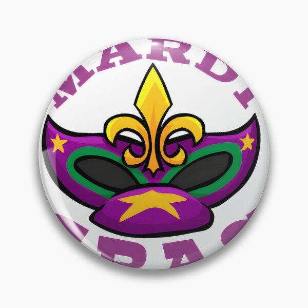 Item preview, Colorful Mardi Gras Celebration Design with Masks and Beads designed and sold by Nishant Turekar.