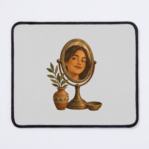 Item preview, Vintage Vanity Mirror and Botanical Still Life designed and sold by hattie's.