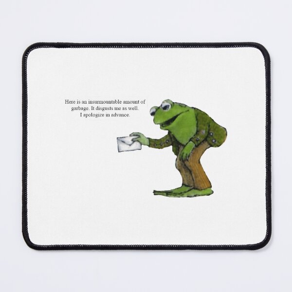 Item preview, Frog and Toad Inspired Design Featuring Frogs Surrounded by a Mountain of Trash designed and sold by Liam Yates.