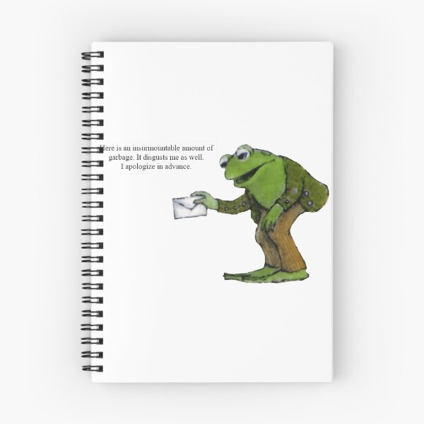Item preview, Frog and Toad Inspired Design Featuring Frogs Surrounded by a Mountain of Trash designed and sold by Liam Yates.