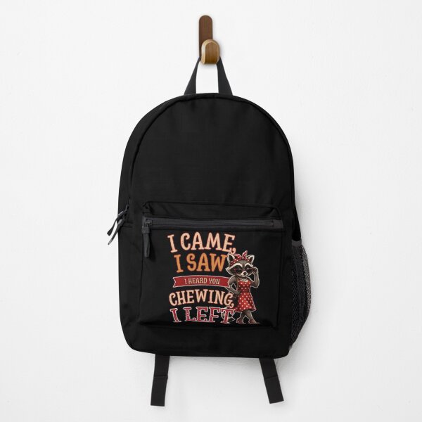 Item preview, I Came I Saw I Heard You Chewing I Left Women's Raccoon Humor designed and sold by Creative-Sanc.