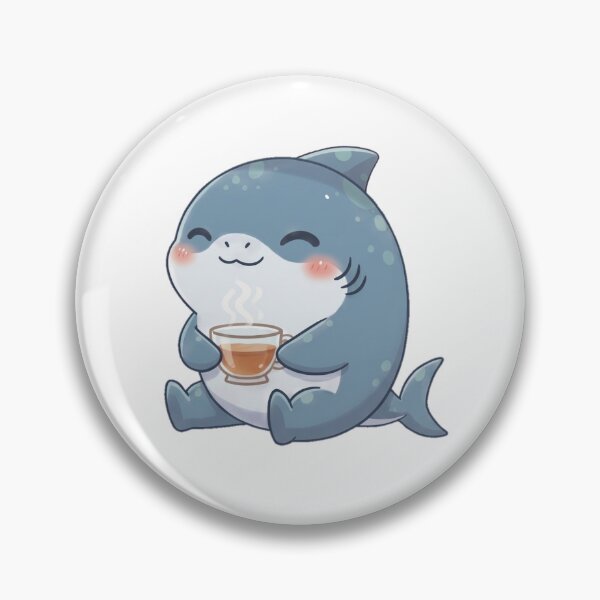 Item preview, Cute Chibi Shark tea designed and sold by Nature's Chibis.