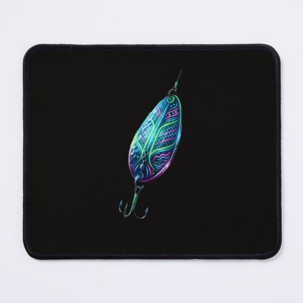 Item preview, Glow in the Dark Neon Fishing Lure - Cyberpunk Angler Gear designed and sold by Stefanrajzer.