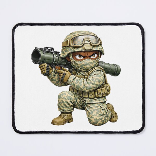 Item preview, US Military Rocket Launcher: Li'l Soldiers Collection designed and sold by EscapeArtist13.