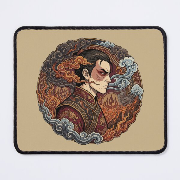 Item preview, Prince Zuko Fire Nation Dragon Aesthetic Art designed and sold by Fine-Arts-Lab.