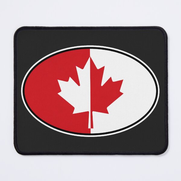 Item preview, Canada Flag Oval – Blue & Yellow Minimalist Country Emblem designed and sold by The Digital Compass.