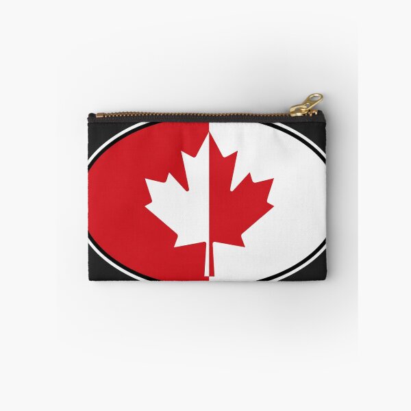 Item preview, Canada Flag Oval – Blue & Yellow Minimalist Country Emblem designed and sold by The Digital Compass.