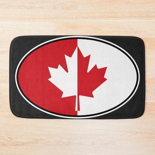 Item preview, Canada Flag Oval – Blue & Yellow Minimalist Country Emblem designed and sold by The Digital Compass.