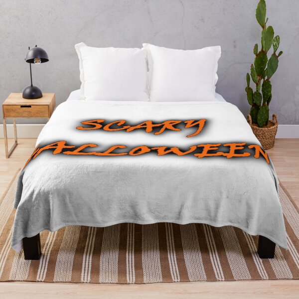 Item preview, Scary halloween orange typography designed and sold by natalik2024.