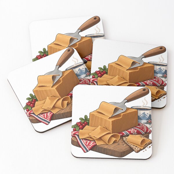 Item preview, Norwegian Brunost with Crispbread and Coffee designed and sold by PRINTIONAL.