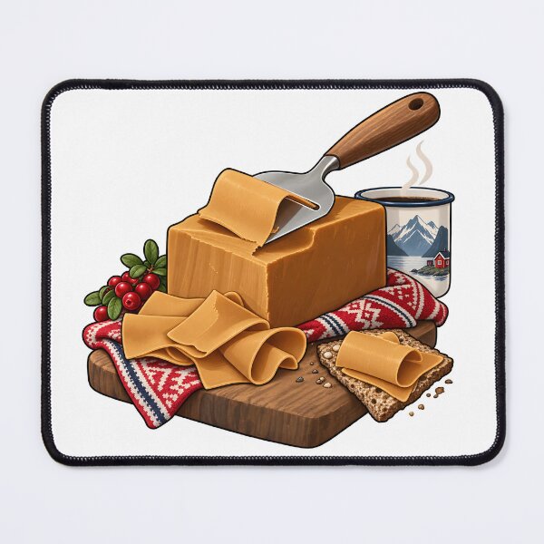 Item preview, Norwegian Brunost with Crispbread and Coffee designed and sold by PRINTIONAL.