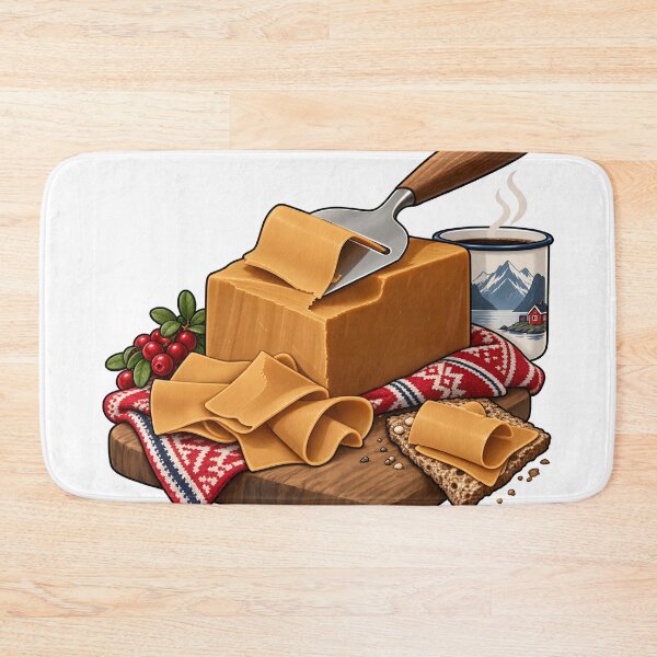 Item preview, Norwegian Brunost with Crispbread and Coffee designed and sold by PRINTIONAL.