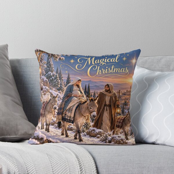 Item preview, Magical Christmas Journey to Bethlehem – Nativity Christmas Card designed and sold by LuluLeb.