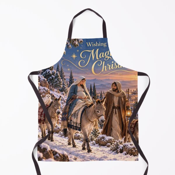 Item preview, Magical Christmas Journey to Bethlehem – Nativity Christmas Card designed and sold by LuluLeb.