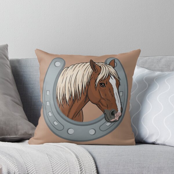 Item preview, The head of the Abtenauer and a horseshoe designed and sold by Cheval-de-coeur.