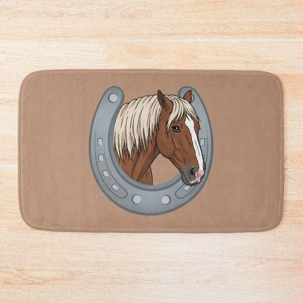 Item preview, The head of the Abtenauer and a horseshoe designed and sold by Cheval-de-coeur.
