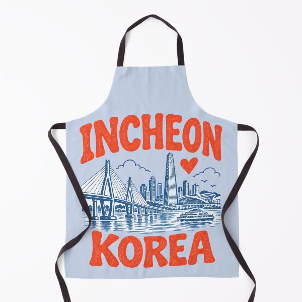 Item preview, Incheon Korea Cute City designed and sold by HowToCanadian.
