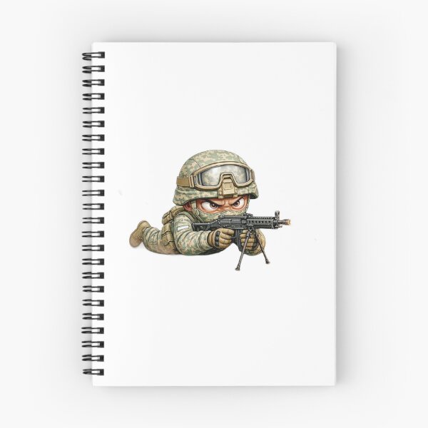 Item preview, US Machine Gunner: Li'l Soldiers Collection designed and sold by EscapeArtist13.
