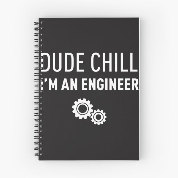 Item preview, I'm an Engineer Dude Chill - Funny Engineering Humor Design designed and sold by MOHAMMEDIDRIES.
