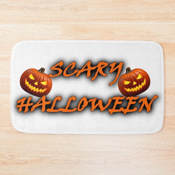 Item preview, Scary halloween pumpkin design - orange typography designed and sold by natalik2024.
