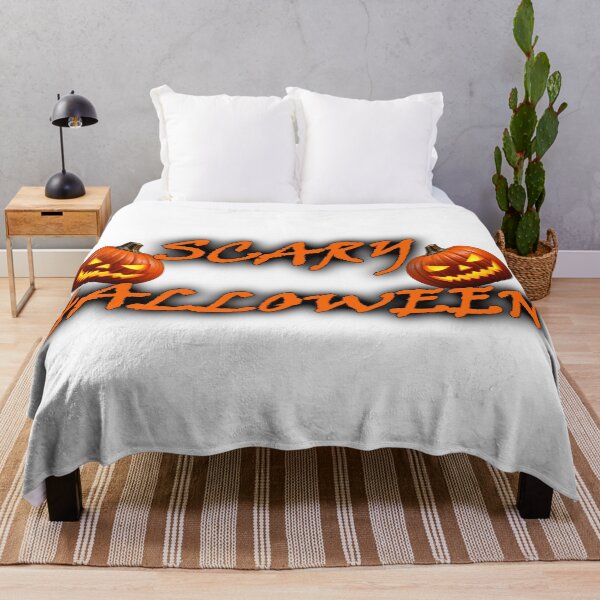 Item preview, Scary halloween pumpkin design - orange typography designed and sold by natalik2024.