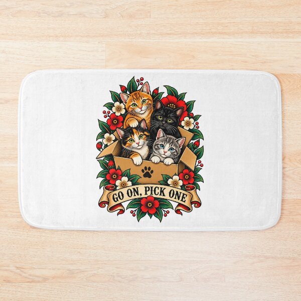 Item preview, Go On Pick One Kittens Box Art    designed and sold by Old's Cool Cat Studio.