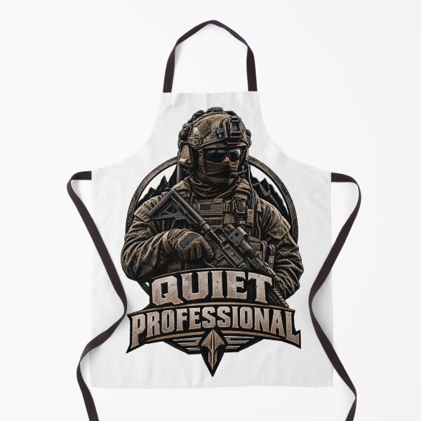 Item preview, Quiet Professional Tactical Military Special Forces Operator designed and sold by CrazySzoopWorld.