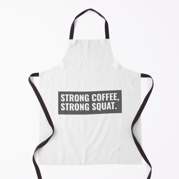 Item preview, Strong Coffee and Strong Squat Fitness Motivation Design designed and sold by Crystal ARich.