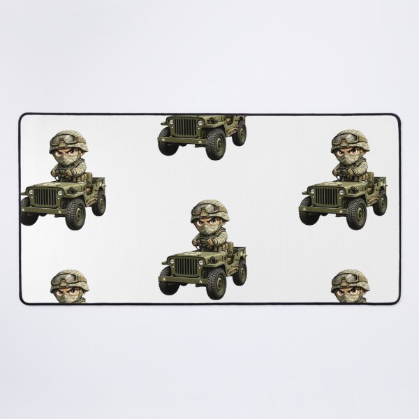 Item preview, US Military Jeep: Li'l Soldiers Collection designed and sold by EscapeArtist13.