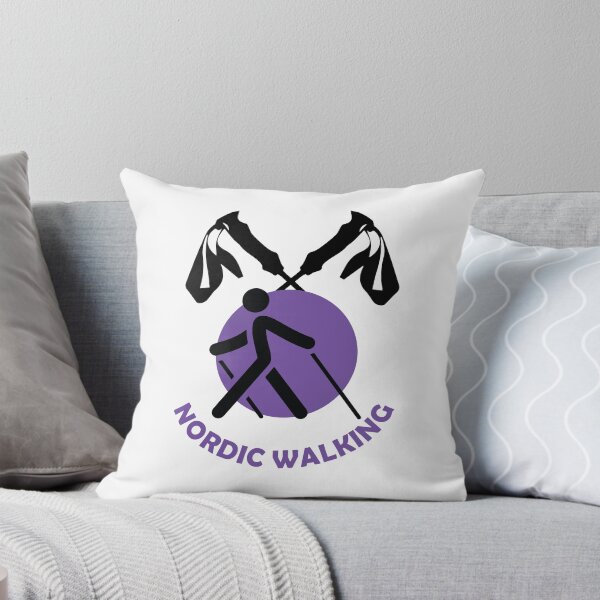 Item preview, Funny Nordic Walking Poles T-Shirt – Perfect Gift for Hikers and Outdoor Fitness Lovers designed and sold by PERIferyART.