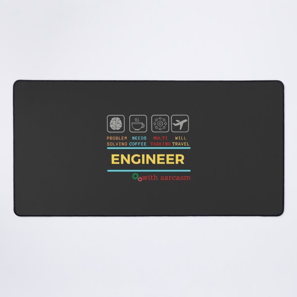 Item preview, Engineer Daily Routine with a Touch of Sarcasm Funny Work Life Design designed and sold by MOHAMMEDIDRIES.