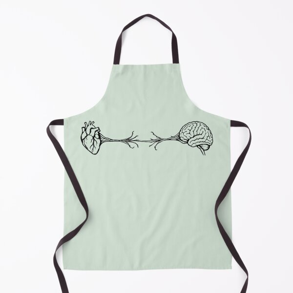 Item preview, Heart and Mind Fragile Connection – Anatomical Line Art designed and sold by HipsterAnimals.