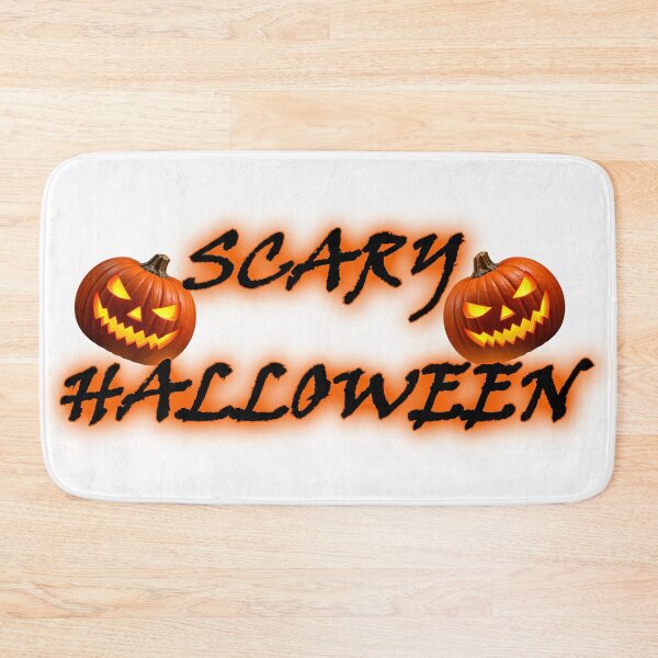 Item preview, Scary halloween pumpkin design - black typography designed and sold by natalik2024.