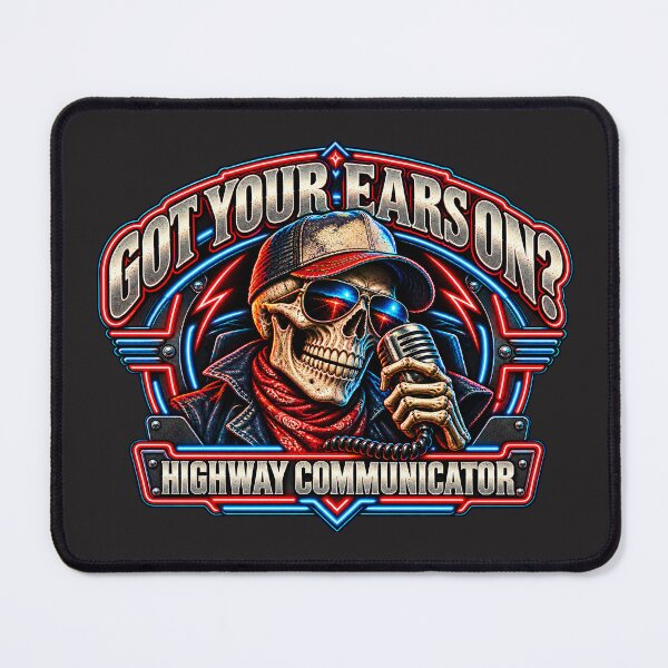 Item preview, Got Your Ears On Highway Communicator - Skeleton CB Radio Mic Art designed and sold by NomadForge.