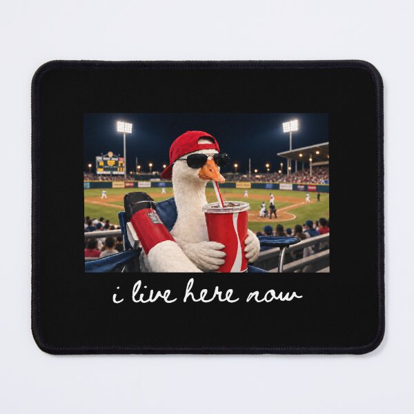 Item preview, Goose I Live Here Now Baseball Fan Funny designed and sold by TorpStore.