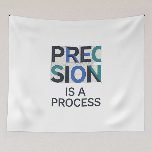 Item preview, Precision Is a Process CAD Engineering Design designed and sold by Amr Darwish Graphic designer.