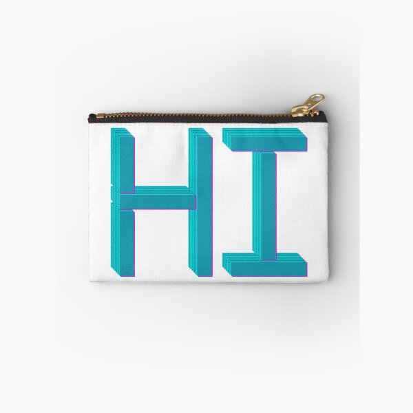 Item preview, Hi Retro 3D Greeting Typography Art designed and sold by RDproject.