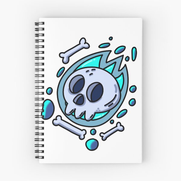 Item preview, Halloween Skull & Bones – Blue Edition designed and sold by aleajsstuff.