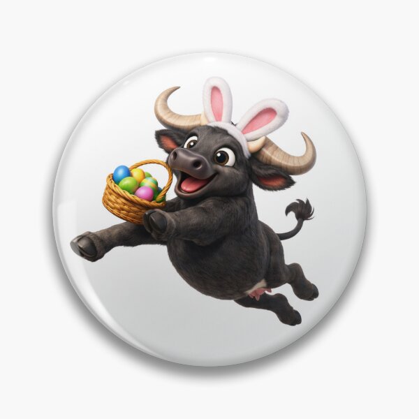 Item preview, Water Buffalo Easter Basket designed and sold by Sillytoe.