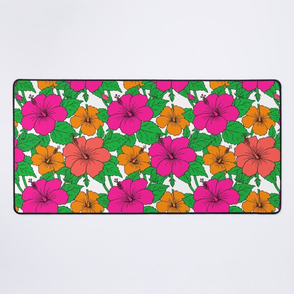 Item preview, Tropical Hibiscus Garden Seamless Pattern designed and sold by AIG - Andrei Ilie Graphics.
