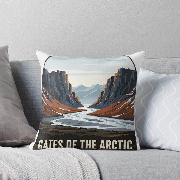 Item preview, Gates of the Arctic National Park Alaska Vintage Travel Badge Sticker designed and sold by DetourDgn.
