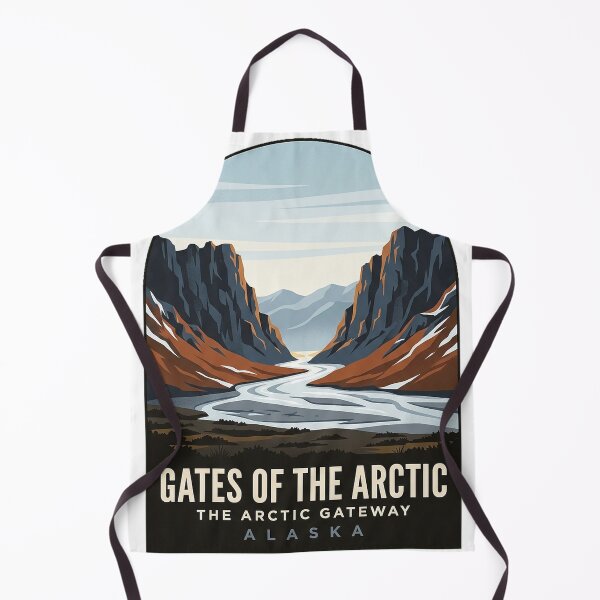 Item preview, Gates of the Arctic National Park Alaska Vintage Travel Badge Sticker designed and sold by DetourDgn.