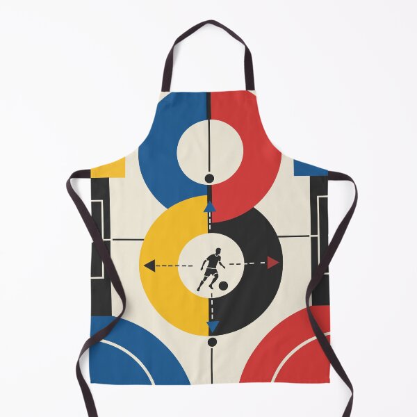 Item preview, At the Center of the Game Football Print, Bauhaus Soccer Print, Abstract Football  Art, Geometric Sports Decor, Soccer Gift designed and sold by Studio pod Burom.