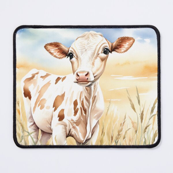 Item preview, Cute Watercolor Calf in Meadow Grass designed and sold by Hackl20.