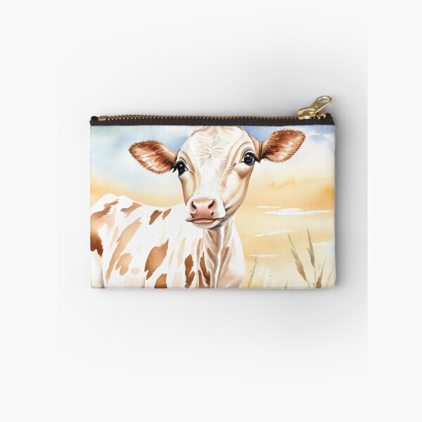 Item preview, Cute Watercolor Calf in Meadow Grass designed and sold by Hackl20.
