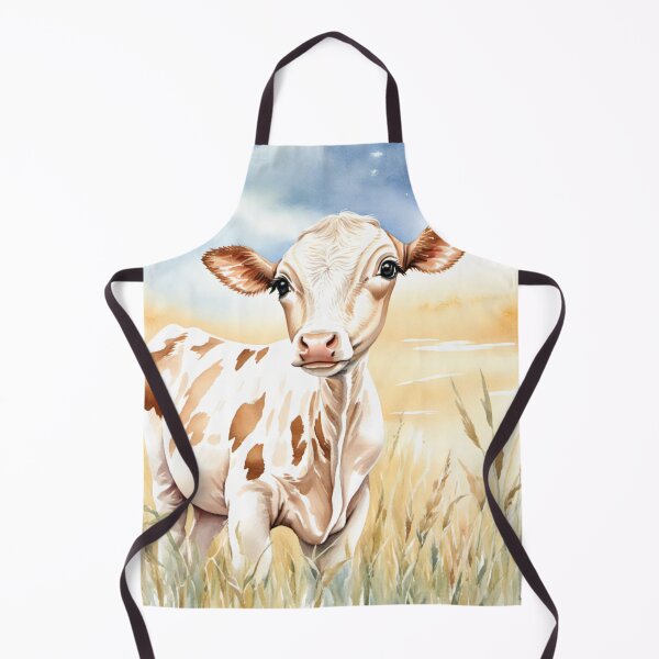 Item preview, Cute Watercolor Calf in Meadow Grass designed and sold by Hackl20.