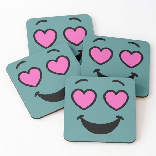 Item preview, Pixelated Pink Hearts - Kawaii Aesthetic Coquette Heart Eyes designed and sold by AstronautMerch.