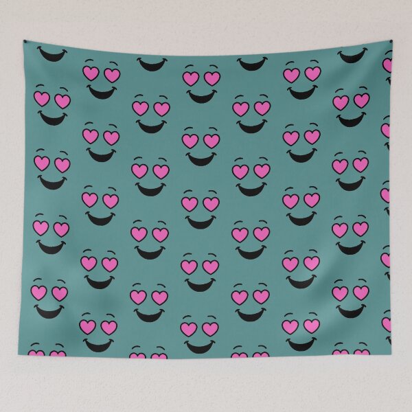Item preview, Pixelated Pink Hearts - Kawaii Aesthetic Coquette Heart Eyes designed and sold by AstronautMerch.