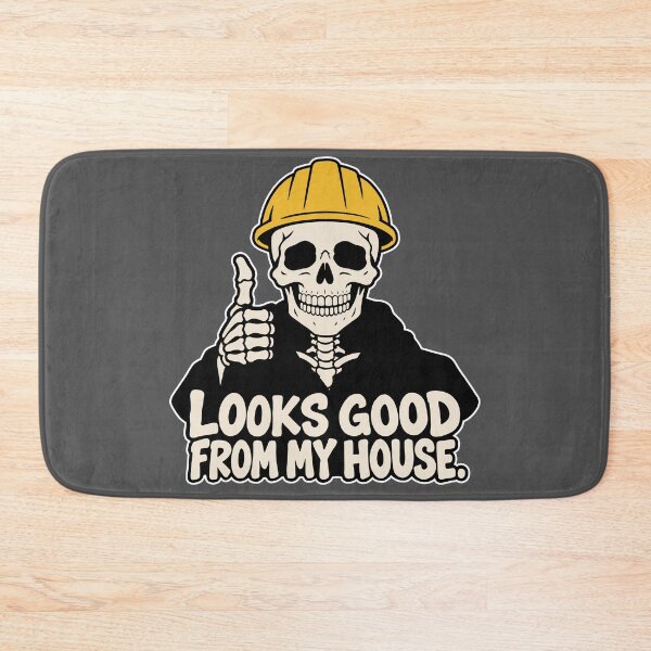 Item preview, Looks Good From My House Construction Skeleton designed and sold by SakuraHaven.