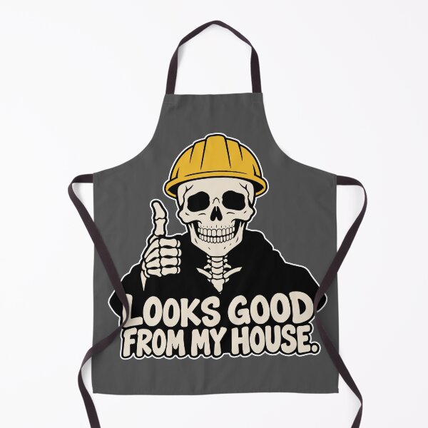 Item preview, Looks Good From My House Construction Skeleton designed and sold by SakuraHaven.